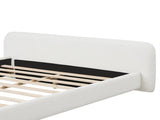 Cozy White Bouce Upholstered Bed - A Dreamy Addition to Your Bedroom, Full N769P365684A
