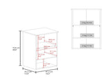 Carrizo Medicine Cabinet in Melamine With One Door, White B128P237145