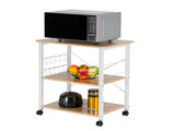 Baker's Rack 3-Tier Kitchen Utility Microwave Oven Stand Storage Cart Workstation Shelf 92413090