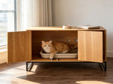 Wooden Cat Box Cabinet 46420518