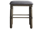 Arnhem Wood Upholstered Bar Stools, Set of 2, Grey T2574P164818