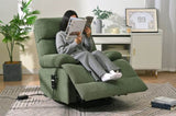 ZUN Oversized Power Lift Recliner Chair for Elderly, Electric Fabric Recliner Chair for Seniors, Home W1028P261277