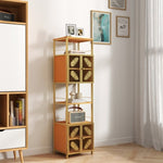 ZUN Tall Large Floor Storage Cabinet with Open Compartments and 2 Cabinets with Doors, Freestanding W2167P182272