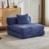 Compression Sofa,Convertible Floor Sofa Bed with Fixed-Shape Frame,Single Seater Boneless Modular 16454483