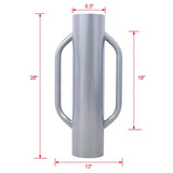 Iron Fence Post Driver, 37LB Metal Fence Post Driver with Handle, Heavy Duty T Post Pounder Rammer W465101021