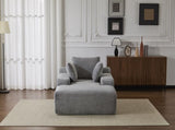 Oversized Chaise Lounge Chair Cozy Cloud Couch, Modern Plush Corduroy Upholstered Sleeper Sofa W3723P345160