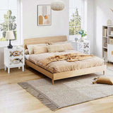 2pcs 45*30*60cm MDF Spray Paint, Smoked Mirror, Two-Drawn Carving, Bedside Table, White 22300733