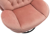 Accent chair TV Chair Living room Chair Pink sofa with Ottoman W676P232272