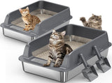 STAINLESS STEEL CAT LITTER BOX W1612P461486