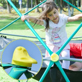 12ft Geometric Dome Climber Play Center, Kids Climbing Dome Tower with Hammock, Rust & UV Resistant MS322584AAF