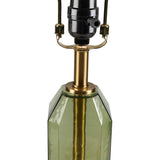 Faceted Green Glass Table Lamp B035P264525