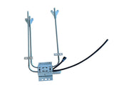 Front Left Driver Side Power Window Regulator w/ Motor Fit for Freightliner Cascadia with Motor Bolt 48465261