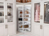 Rotating Shoe Rack Tower, 7-Tier Spinning Storage Rack, Free Standing 360&deg Revolving Shoe 76765227