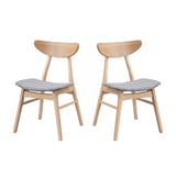 ZUN Wooden Dining Set of 2, Modern Soft Upholstered Kitchen Side,Wooden Frame Kitchen W2582P195370