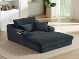 47.2 inch modern comfortable cushioned compression sofa with unique cushion design, lounge chair for W2339P548244