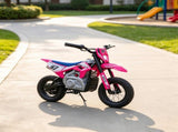 Kids Electric Dirt Bike 36V with Brushless Motor Up to 9.9 MPH Inflatable Tires Rear Suspension 65446024
