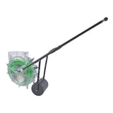 Green Manual Seeder Hand-Push Garden Seeder Roller Seeding and Fertilizer Applicator, Row Planter 37275338