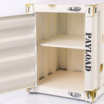 ZUN Container Storage Table White 60709874