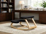 Wood Frame Ergonomic Kneeling Chair, Posture Support Office Chair with 264 lb Capacity 68314799
