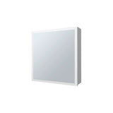 White Medicine Cabinet with Included Mirror and 1 Door B062P252184