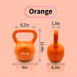 ZUN Kettlebell Sets, Strength Training Kettlebells Weight Set for Women, Vinyl Coated Kettle Bell for 43974329