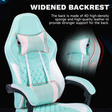Ergonomic Video Gamer Chairs,Computer Gaming Chairs with Massage Lumbar Support and footrest,Racing W2367P288680