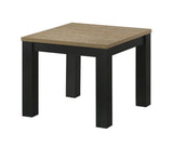 Brown Black 3-Piece Living Room Table Set Table Top Cocktail Table and Two Matching End Tables B011P244305