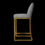 Dining 360&degSwivel Bar Chairs Set of 2 Modern style bar chairs with simple design, Creative Design W1727P240722