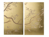 Set of 2 Cherry Blossom Wall Art Panels, Wall Decor for Living Room Dining Room Office Bedroom, W2078130261