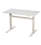 47" Tech Desk Standing and Adjustable Desk In White B091P183638