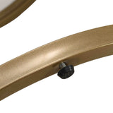 19.68 Inch Modern Nightstand with Drawer, Marble Round End Table with storage, Side Table for Living W821P184388