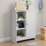 Bathroom Cabinet, Kitchen Freestanding Storage Rack, 23.62" x 11.81" x 31.5" Floor Storage Cabinet W1706P318068