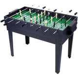 5-in-1 Multi-Game Table - Billiards, Push Hockey, Foosball, Ping Pong, and Basketball black/red 77723643