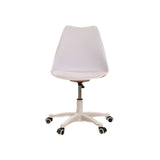 ZUN Armless Office Chair,Ergonomic Small Computer Desk Chair with Wheels,Adjustable Rolling Chair, W2533P171799