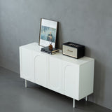 ZUN 4 Door Cabinet, Modern Accent Cabinet, Sideboard Buffet Cabinet, Entryway Cabinet with Storage for W2565P189587