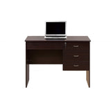 Three locking drawers on metal glides Student Desk Work Desk Modesty Panel Metal Bar Handles Red B107P287711