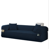 Spring Sofa with High-Quality Fabric, Pillows & Storage - Pocketed Springs, High-Density Foam, for B347P365288