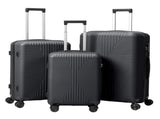 PP Trolley Case 20in 24in 28in 3PCS Suitcase Set Dark Gray 34460953