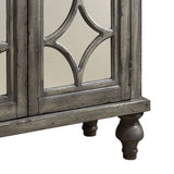 Weathered Grey 2-door Console Table B062P186487