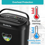 Paper Shredder, 14 Sheet Cross Cut, 6.6 Gallon Basket, P-4 Security Level, 3 Mode Design - Jam Proof 76582351