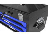 20'' Portable 3-Drawer Steel Toolbox, 4 Layers of Tools with Metal Latches, with Top Storage Tray W1102111196