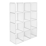 ZUN Cube Storage 12-Cube Book Shelf Storage Shelves Closet Organizer Shelf Cubes Organizer Bookcase 02284857