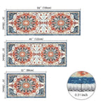 ZUN Kitchen Rugs Sets 3 Piece with Runner Non Slip Mats for Floor Washable Bohemian Runner Rug 08219038