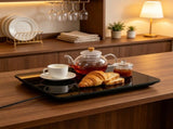 16.5" x 11" Electric Warming Tray, Portable Tempered Glass Heating Pad for Catering & 00586739
