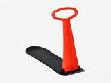 Safe Kids Snow Scooter - Raised Anti-Slip Spots, Directional Bottom, Easy Steering & Balance-Red 39280768