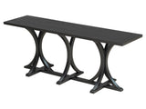 U-Style 59.8'' Wooden Console Table with Oak Veneer Top,Farmhouse Entryway Table with Rubber Wood N711P295300B