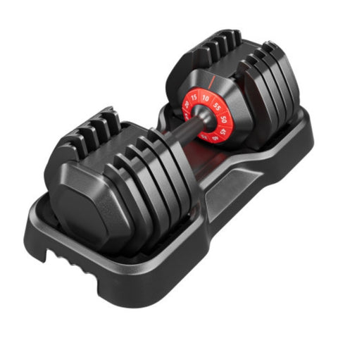 ZUN Adjustable Dumbbell Set, 10 in 1 Free Dumbbell for Men and Women, Black Dumbbell for Home Gym, Full 27706321