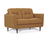 Radwan Camel Leather Loveseat B2726P496933
