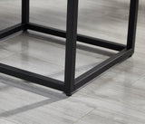 Celestial Contemporary Storage End table, White T2574P163352
