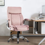 ZUN Swivel Office Room Chair Executive Desk Chair Velvet W1403P181193